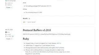 Protocol Buffers screenshot