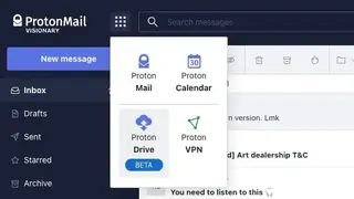 Proton Drive screenshot
