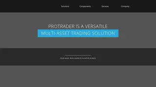 Protrader screenshot