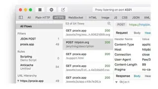 Proxie screenshot
