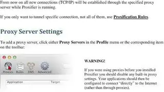 Proxifier screenshot