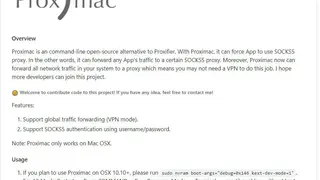 Proximac screenshot