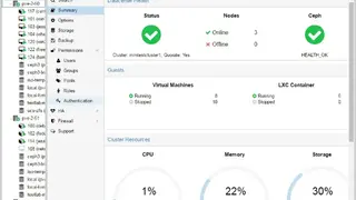 Proxmox Virtual Environment screenshot