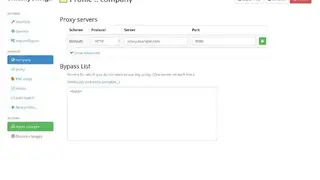 Proxy SwitchyOmega screenshot