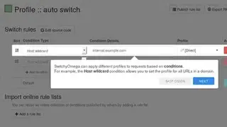 Proxy SwitchyOmega screenshot