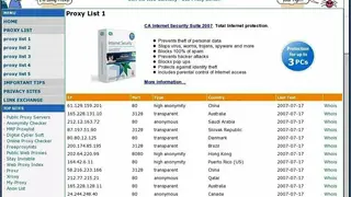 Proxy4Free screenshot