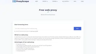ProxyScrape screenshot