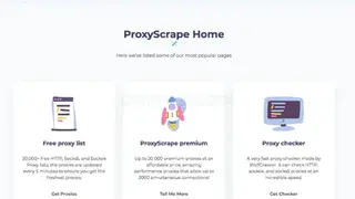 ProxyScrape screenshot