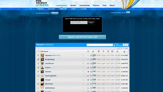 PSN Trophy Leaders screenshot