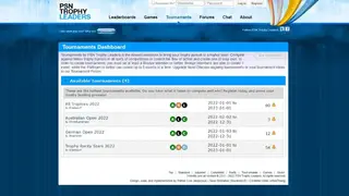 PSN Trophy Leaders screenshot