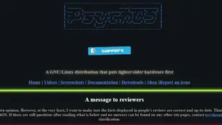 PsychOS screenshot