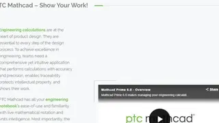 PTC Mathcad screenshot