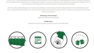 Pub Shirt Club screenshot