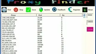 Public Proxy Servers screenshot
