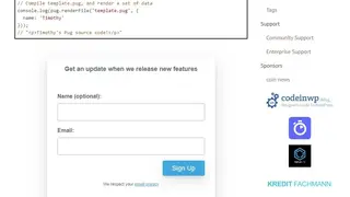 Pugjs screenshot