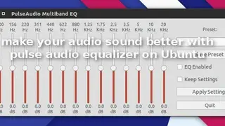 PulseAudio screenshot