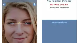 Pupillary Distance Measure screenshot