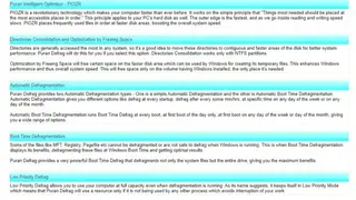 Puran Defrag screenshot