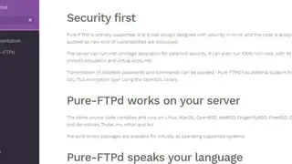 Pure-FTPd screenshot