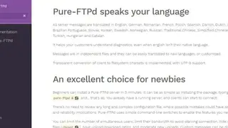 Pure-FTPd screenshot