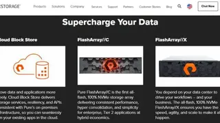 Pure Storage FlashArray screenshot