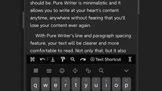 Pure Writer screenshot