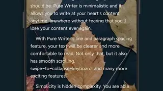 Pure Writer screenshot