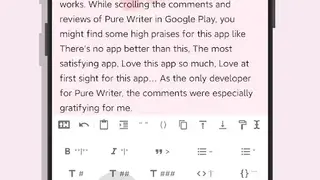 Pure Writer screenshot