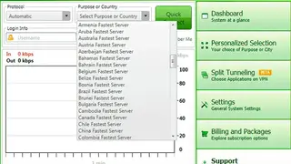 PureVPN screenshot