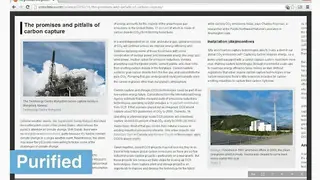 Purify screenshot