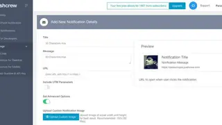 PushCrew screenshot