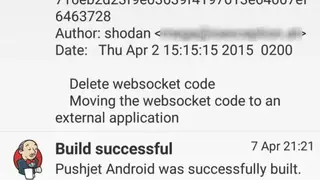 Pushjet screenshot