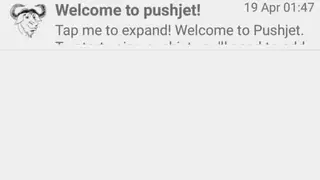 Pushjet screenshot