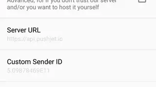 Pushjet screenshot