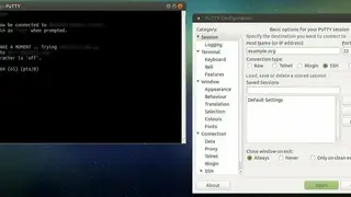 PuTTY screenshot