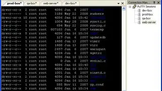 PuTTYCM screenshot