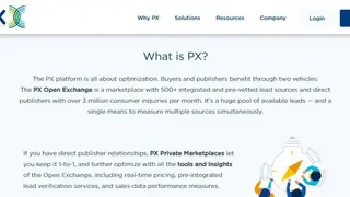 PX Platform screenshot