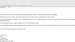 Py2exe screenshot