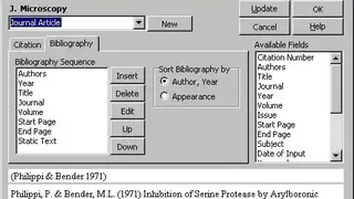 Pybliographer screenshot