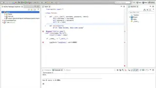 PyDev screenshot