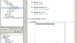 PyDev screenshot
