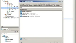 PyDev screenshot