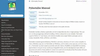 PyInstaller screenshot