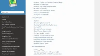 PyInstaller screenshot