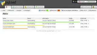 pyLoad screenshot