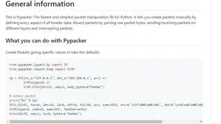Pypacker screenshot