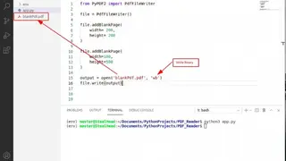 PyPDF2 screenshot