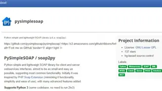 PySimpleSOAP screenshot