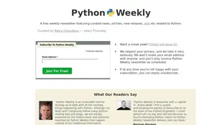 Python Weekly screenshot