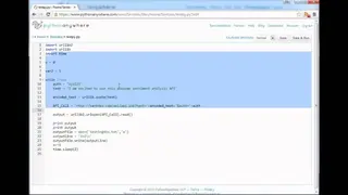 PythonAnywhere screenshot